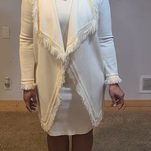 Ivory St John suit/ jacket & dress